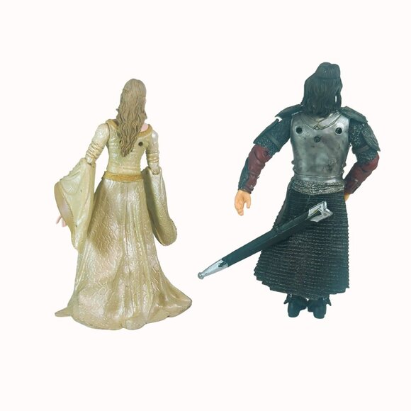 Lord Of The Rings Return of the King Coronation Eowyn & Aragorn Action Figures - Picture 2 of 4